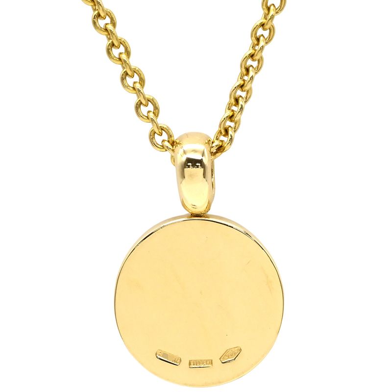 Bvlgari Bvlgari Necklace Bvlgari Pendant 18k Yellow Gold Diamond Yellow Gold