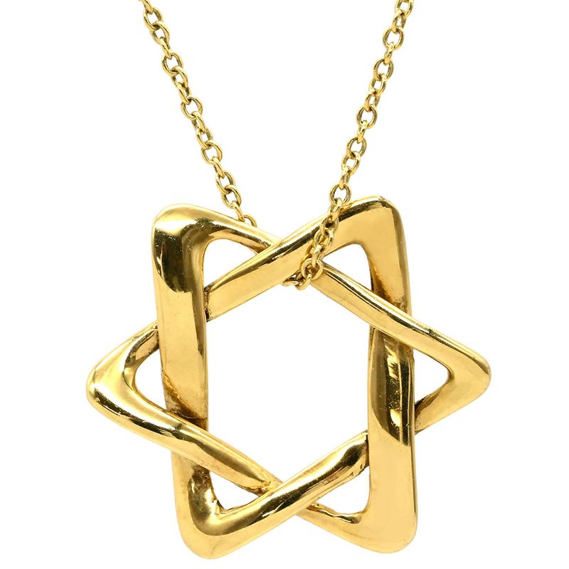 Tiffany & Co Tiffany & Co Necklace Star of David 18k Yellow Gold Yellow Gold