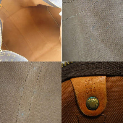 Louis Vuitton Keepall Bandoliere 50 M41416 Monogram Nubuck Brown 2WAY Crossbody