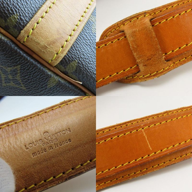 Louis Vuitton Keepall Bandoliere 50 M41416 Monogram Nubuck Brown 2WAY Crossbody