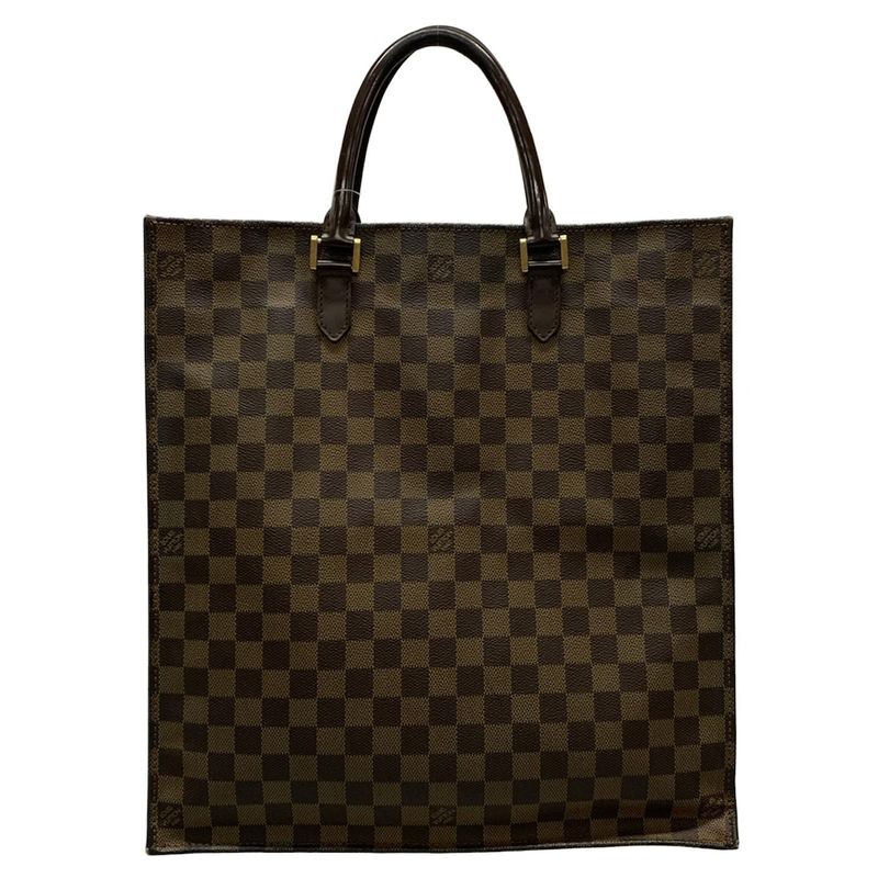 Louis Vuitton Tote Bag Damier Sac Pla (old Shape ) N51140 Ebène