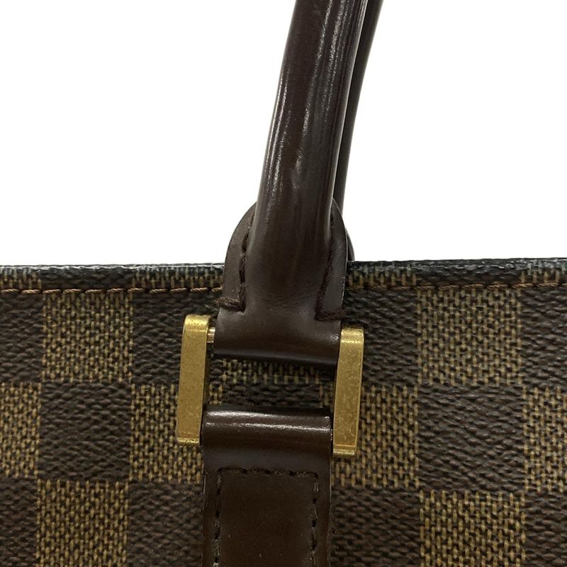 Louis Vuitton Tote Bag Damier Sac Pla (old Shape ) N51140 Ebène