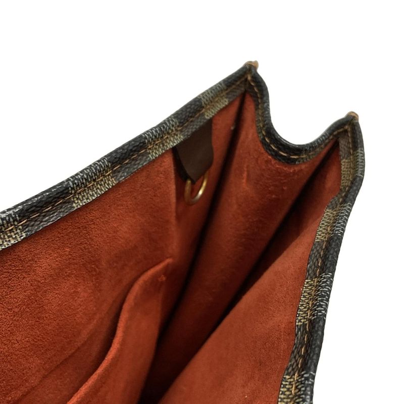 Louis Vuitton Tote Bag Damier Sac Pla (old Shape ) N51140 Ebène