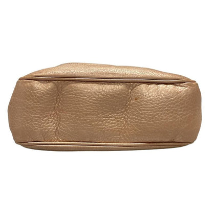 Gucci Shoulder Bag Soho 308364 Metallic Pink Tassels Leather