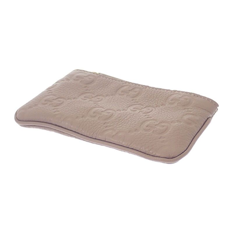 Gucci GG Emblem Key Pouch 815891 Aaeem 1523 Key Case Coin Purse GG Grain