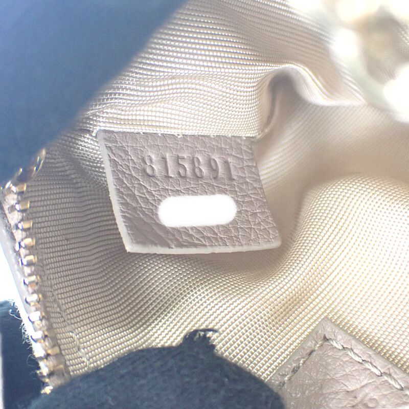 Gucci GG Emblem Key Pouch 815891 Aaeem 1523 Key Case Coin Purse GG Grain