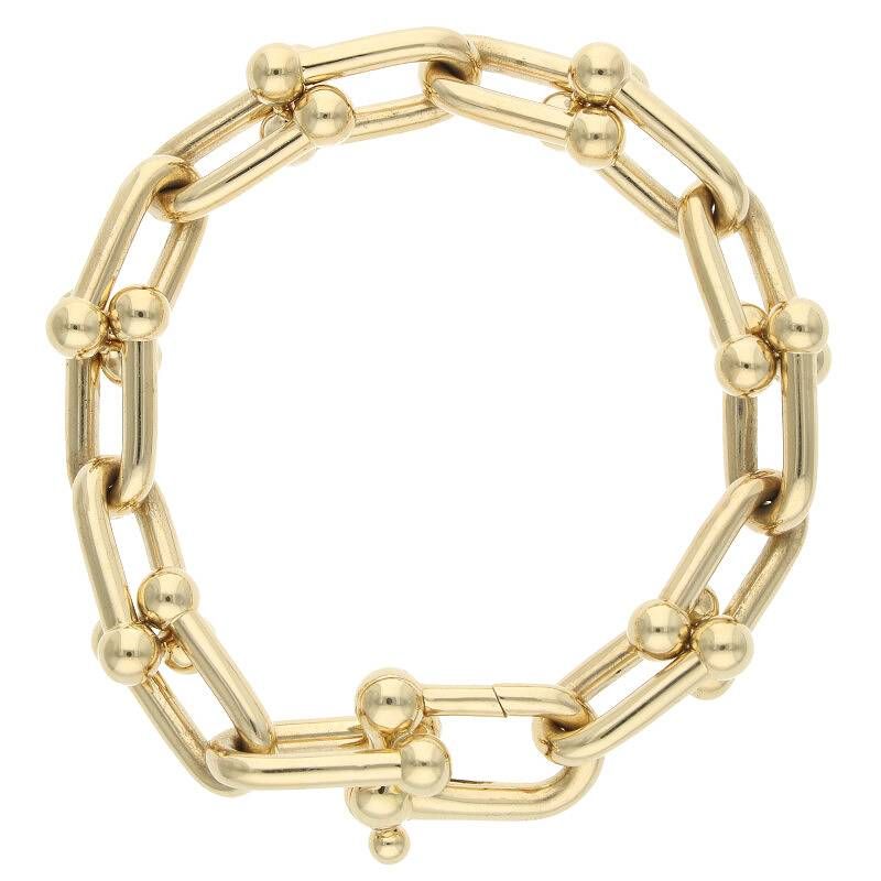 Tiffany & Co Hardwear Hardware 18K Yellow Gold Large Link Yellow Gold Bracelet