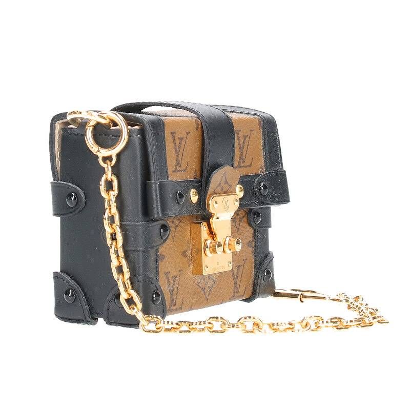 Louis Vuitton M68575 Essential Trunk Monogram Reverse Bag Charm Men's