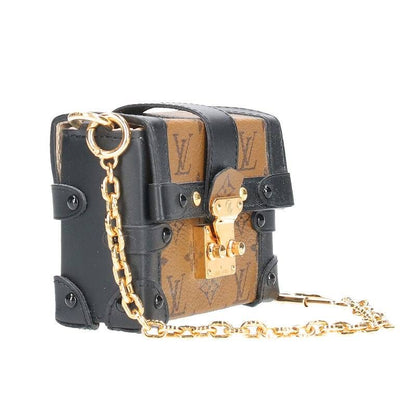 Louis Vuitton M68575 Essential Trunk Monogram Reverse Bag Charm Men's