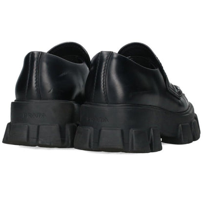 Prada 2de129 Monolith Triangle Plate Logo Loafer Men's 5.5