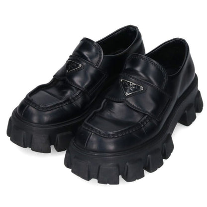 Prada 2de129 Monolith Triangle Plate Logo Loafer Men's 5.5