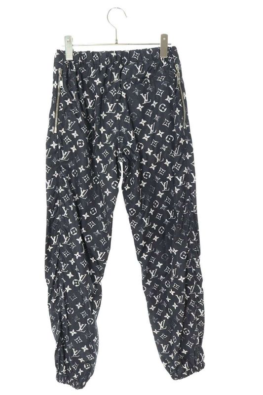 Louis Vuitton 20SS Rw201w DFU Fipa11 Stencil Effect Monogram Jogging Long Pants