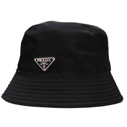 Prada 1hc137 Re-nylon Triangle Plate Nylon Bucket Hat Men's S