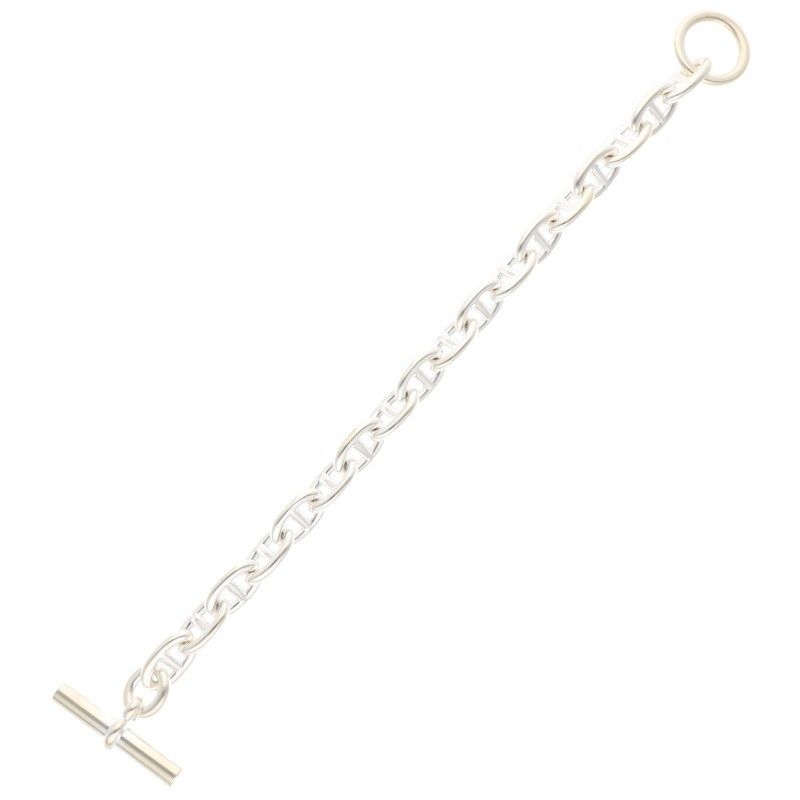 Hermes Chaine D'ancre MM Chaine D'ancre MM Silver Bracelet Men's 18link