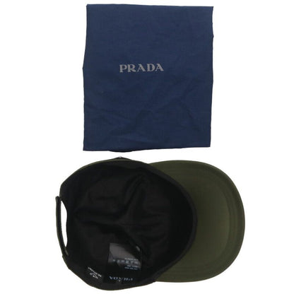 Prada 2hc274 Re-nylon Triangle Plate Hat Men's L