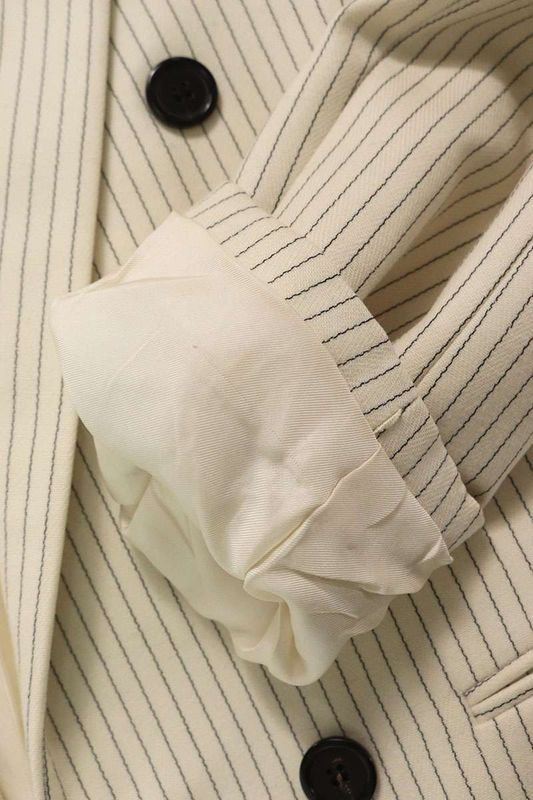 Saint Laurent Paris 684415 Y1e56 Double Breasted Jacket Men's 46