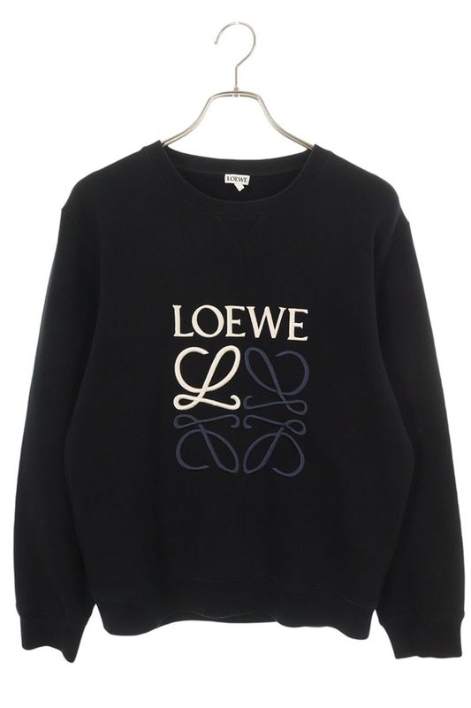 Loewe H526y24j07 Anagram Embroidered Crew Neck Sweatshirt Men M