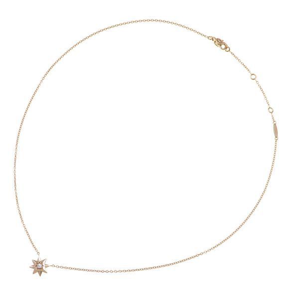 Christian Dior Etoile De Vents Diamond Necklace [none Fee Gift Wrapping] [grade