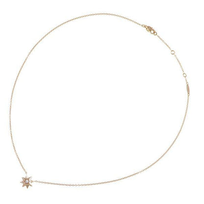 Christian Dior Etoile De Vents Diamond Necklace [none Fee Gift Wrapping] [grade