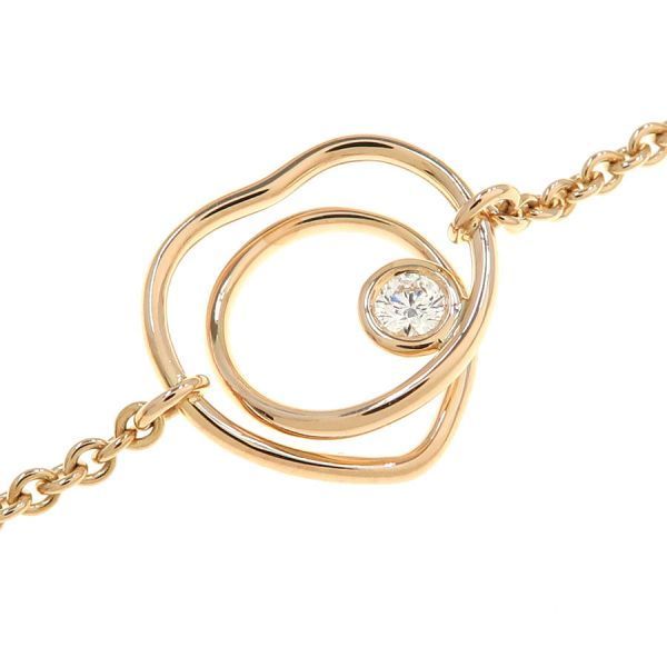 Hermes Vertige Coeur Bracelet / Diamond 1P [none Fee Gift [grade A