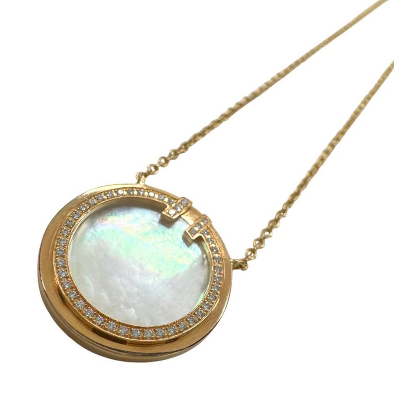 Tiffany & Co Mother Of Pearl Diamond Necklace