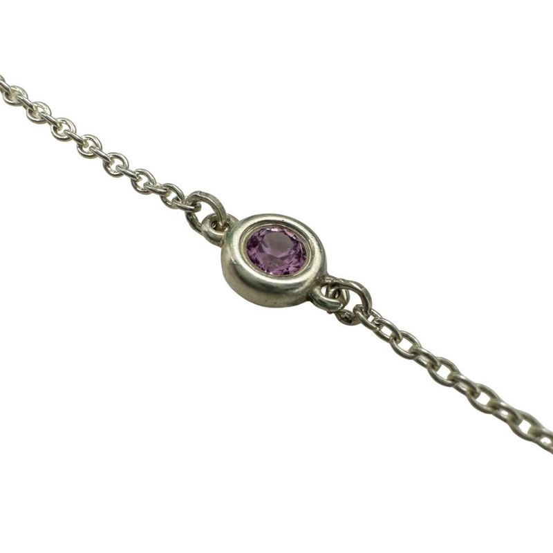 Tiffany & Co 3p Pink Sapphire Bracelet