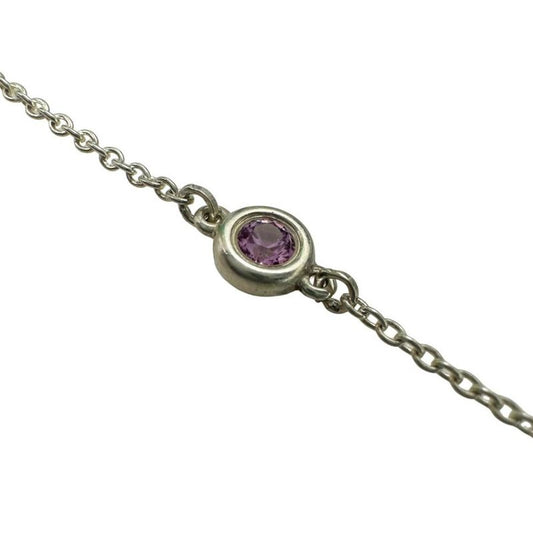 Tiffany & Co 3p Pink Sapphire Bracelet