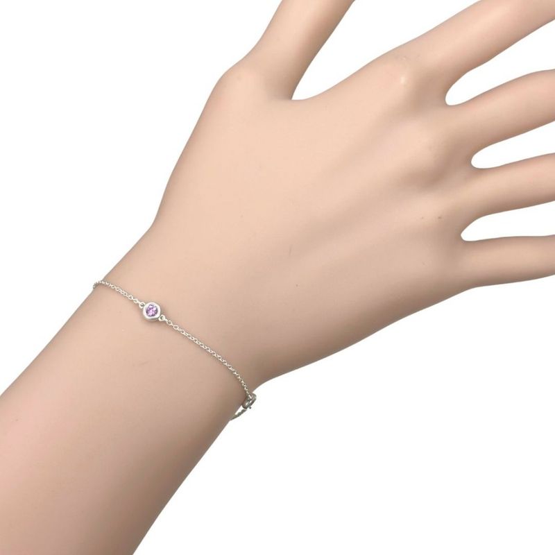 Tiffany & Co 3 P Pink Sapphire Bracelet