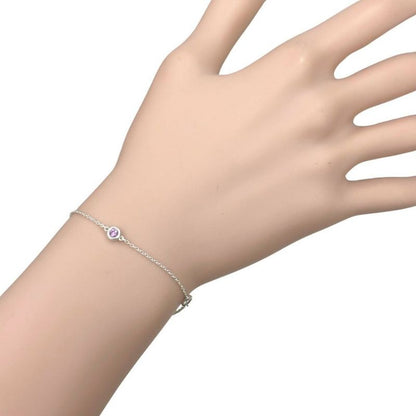 Tiffany & Co 3 P Pink Sapphire Bracelet