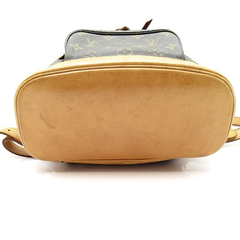 Louis Vuitton Montsouris mm M51136 Monogram Women's Backpack Daypack Brown