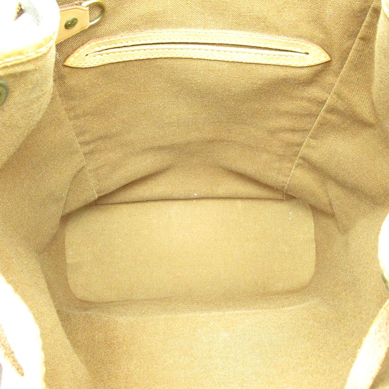 Louis Vuitton Montsouris mm M51136 Monogram Women's Backpack Daypack Brown