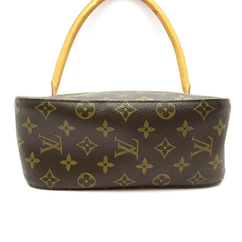 Louis Vuitton Looping MM M51146 Monogram Women's Shoulder Bag Brown Excellent