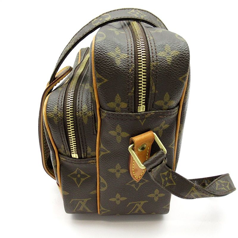 Louis Vuitton Nair M45244 Monogram Women's Shoulder Bag Brown Excellent