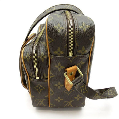 Louis Vuitton Nair M45244 Monogram Women's Shoulder Bag Brown Excellent