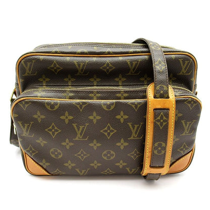 Louis Vuitton Nair M45244 Monogram Women's Shoulder Bag Brown Excellent