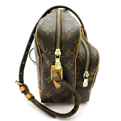 Louis Vuitton Nair M45244 Monogram Women's Shoulder Bag Brown Excellent