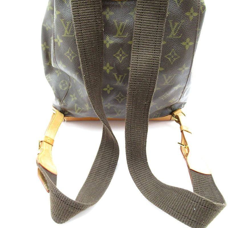 Louis Vuitton Montsouris GM M51135 Monogram Women's Backpack Daypack Brown