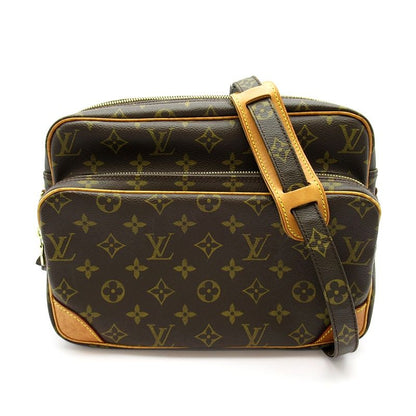 Louis Vuitton Nair M45244 Monogram Women's Shoulder Bag Brown Excellent