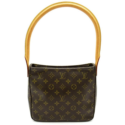 Louis Vuitton Looping MM M51146 Monogram Women's Shoulder Bag Brown Excellent
