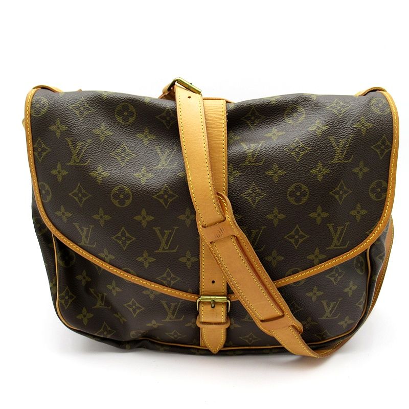 Louis Vuitton Someur 35 M42254 Monogram Women's Shoulder Bag Brown Excellent