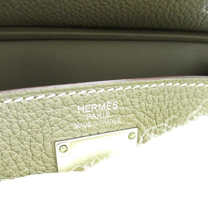 Hermes Kelly Akkad PM Togo Women's Shoulder Bag Etoupe Excellent Condition