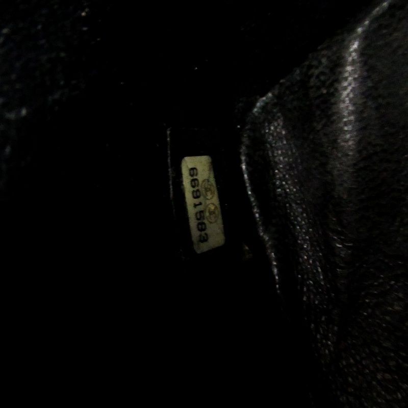 Chanel Reproduction Tote A01804 Caviar Skin Women's Tote Bag Black Excellent