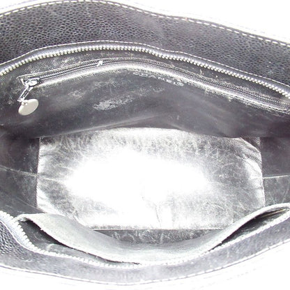 Chanel Reproduction Tote A01804 Caviar Skin Women's Tote Bag Black Excellent