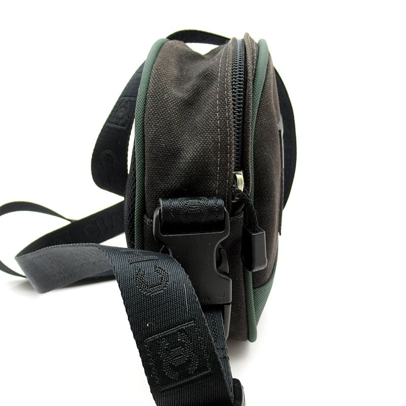 Chanel Sport Line Shoulder Bag A23300 Nylon Men's Shoulder Bag Black Excellent