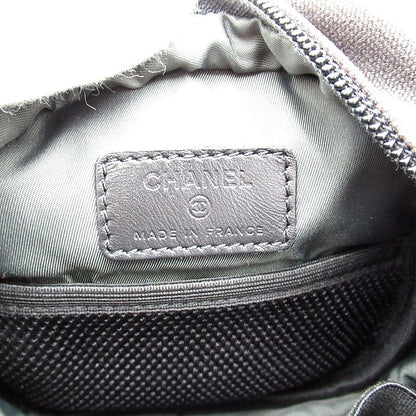 Chanel Sport Line Shoulder Bag A23300 Nylon Men's Shoulder Bag Black Excellent