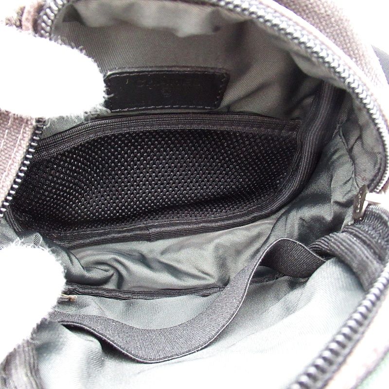 Chanel Sport Line Shoulder Bag A23300 Nylon Men's Shoulder Bag Black Excellent