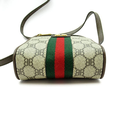 Gucci the Hacker Shoulder Bag Balenciaga 680129 Canvas Leather Women's Shoulder