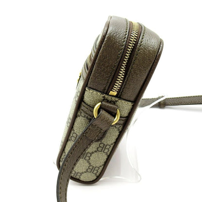 Gucci the Hacker Shoulder Bag Balenciaga 680129 Canvas Leather Women's Shoulder