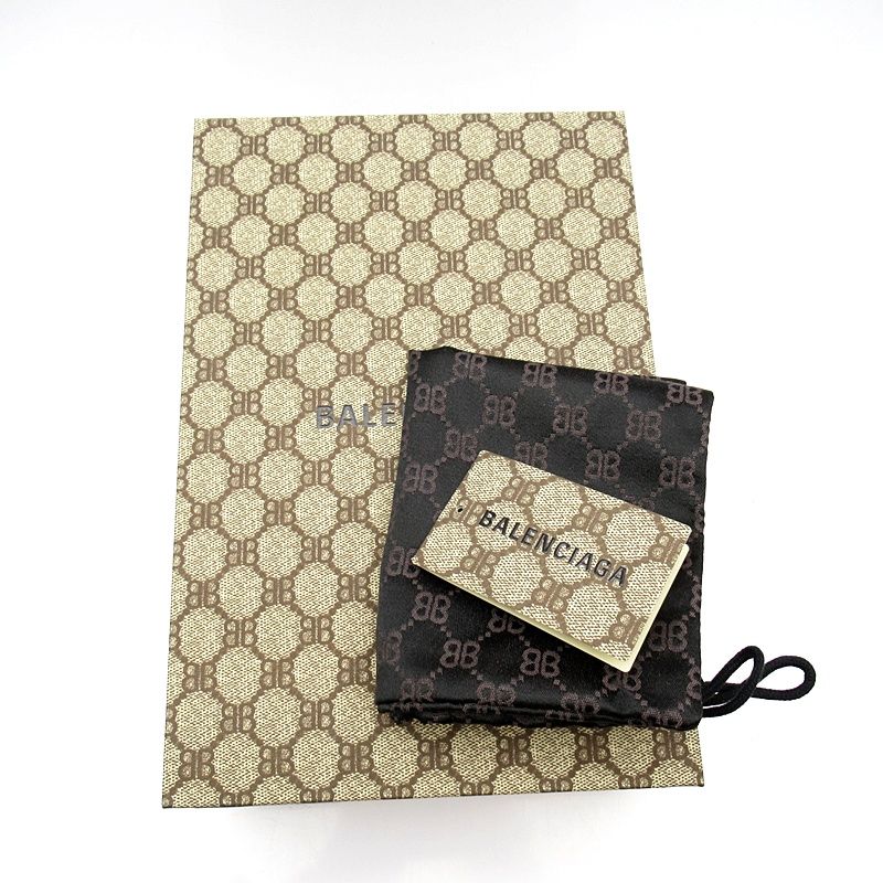 Gucci the Hacker Shoulder Bag Balenciaga 680129 Canvas Leather Women's Shoulder