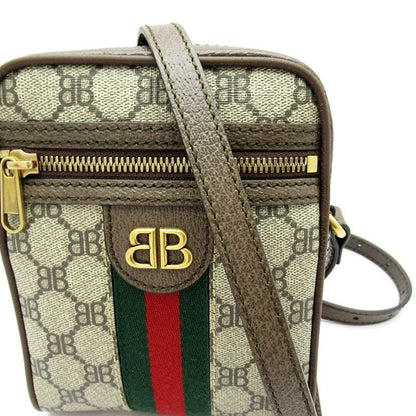 Gucci the Hacker Shoulder Bag Balenciaga 680129 Canvas Leather Women's Shoulder